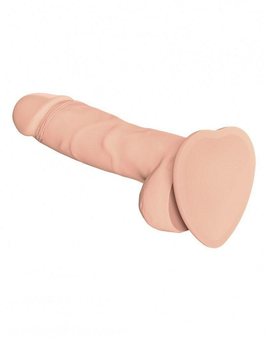 Реалистичный фаллоимитатор Strap-On-Me SOFT REALISTIC DILDO Vanilla - Size M Sex Aura Киев - изображение 3