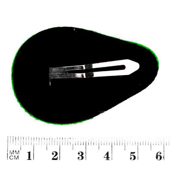 Зажим для волос Авокадо в камнях 1200-203-2, 5,5 см Винница