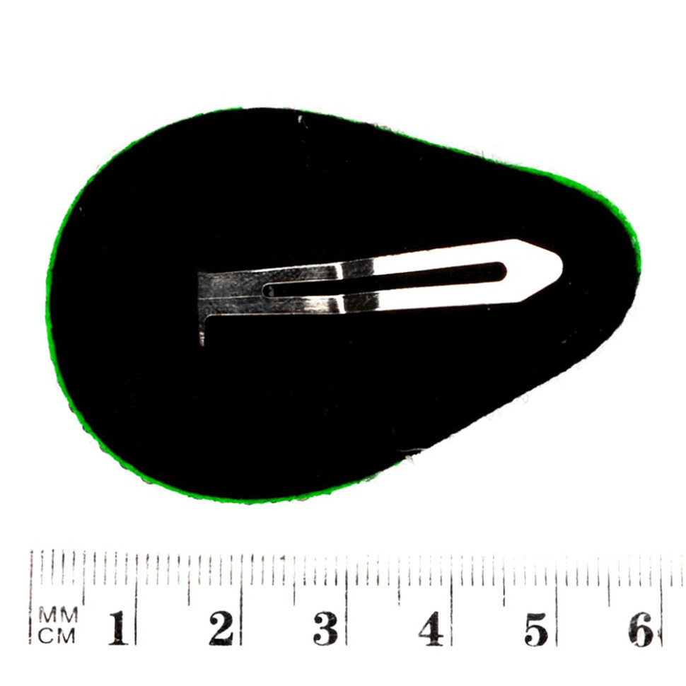 Затискач для волосся Авокадо в камінні 1200-203-2, 5,5 см Вінниця - фото 2