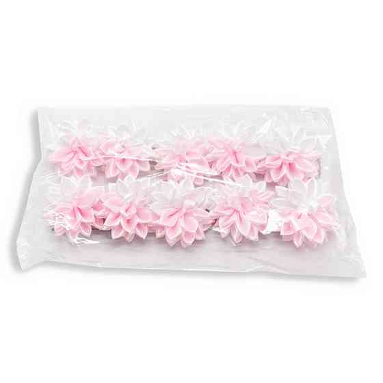 Набір резинок для волосся 0108-345, 10 штук, з бантом-квіткою Вінниця