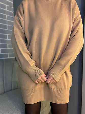 Платье женское My fashion 2024101 свитер воротник хомут оверсайз удлиненный one size, карамель, one  Одесса