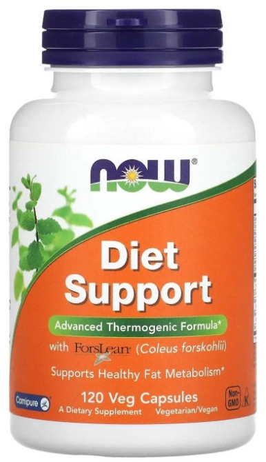 Жироспалювач Now Foods Diet Support 120 вег капс Київ - фото 1