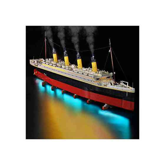 Набір підсвітки LED комплект YAKI 10294 Titanic класичний зелений USB живлення ABS сумісний з Lego 10294 Київ