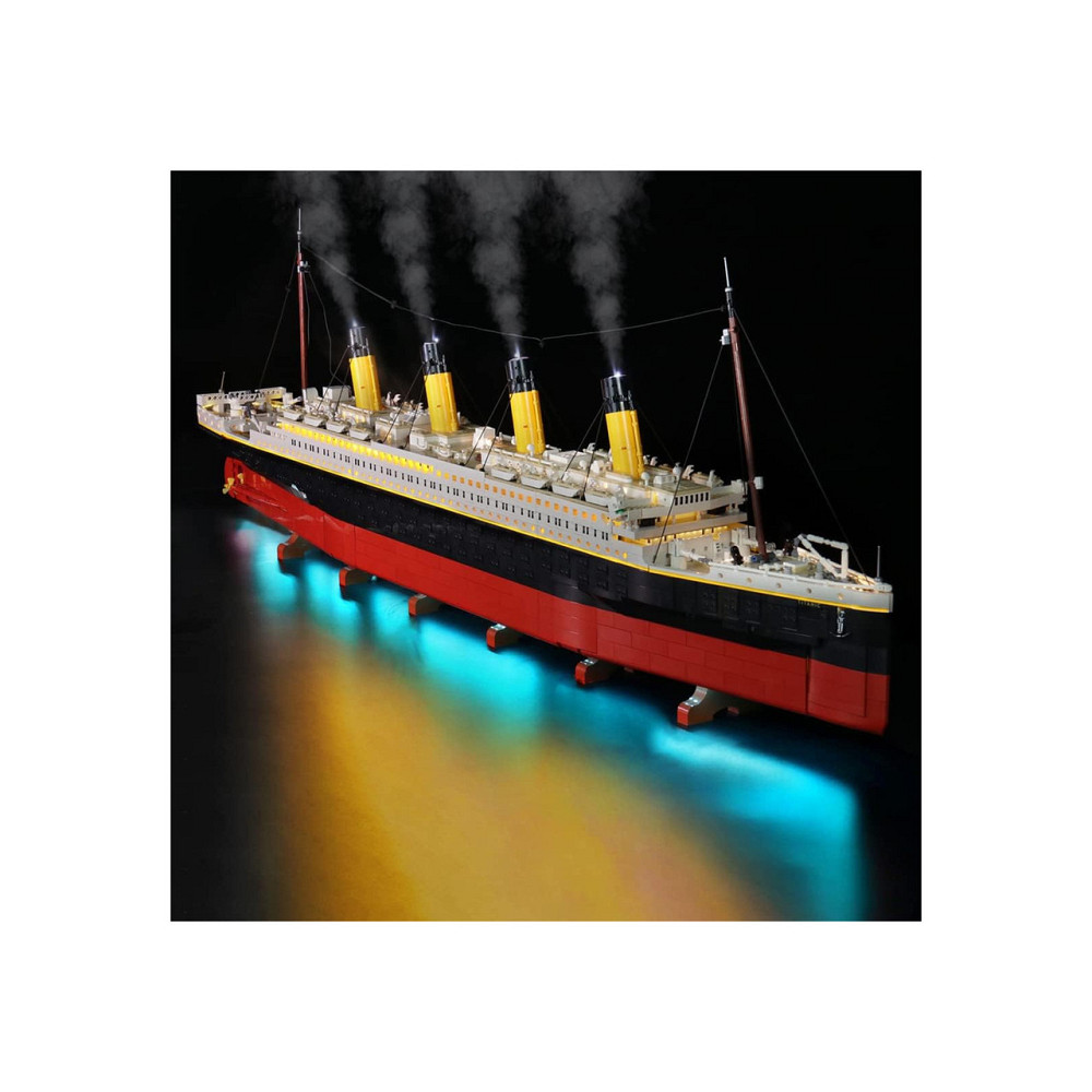 Набор подсветки LED комплект YAKI 10294 Titanic классический зелёный USB питание ABS совместим с Lego 10294 Киев - изображение 5