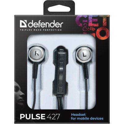 Наушники Defender Pulse 427 Black (63427) Винница - изображение 3