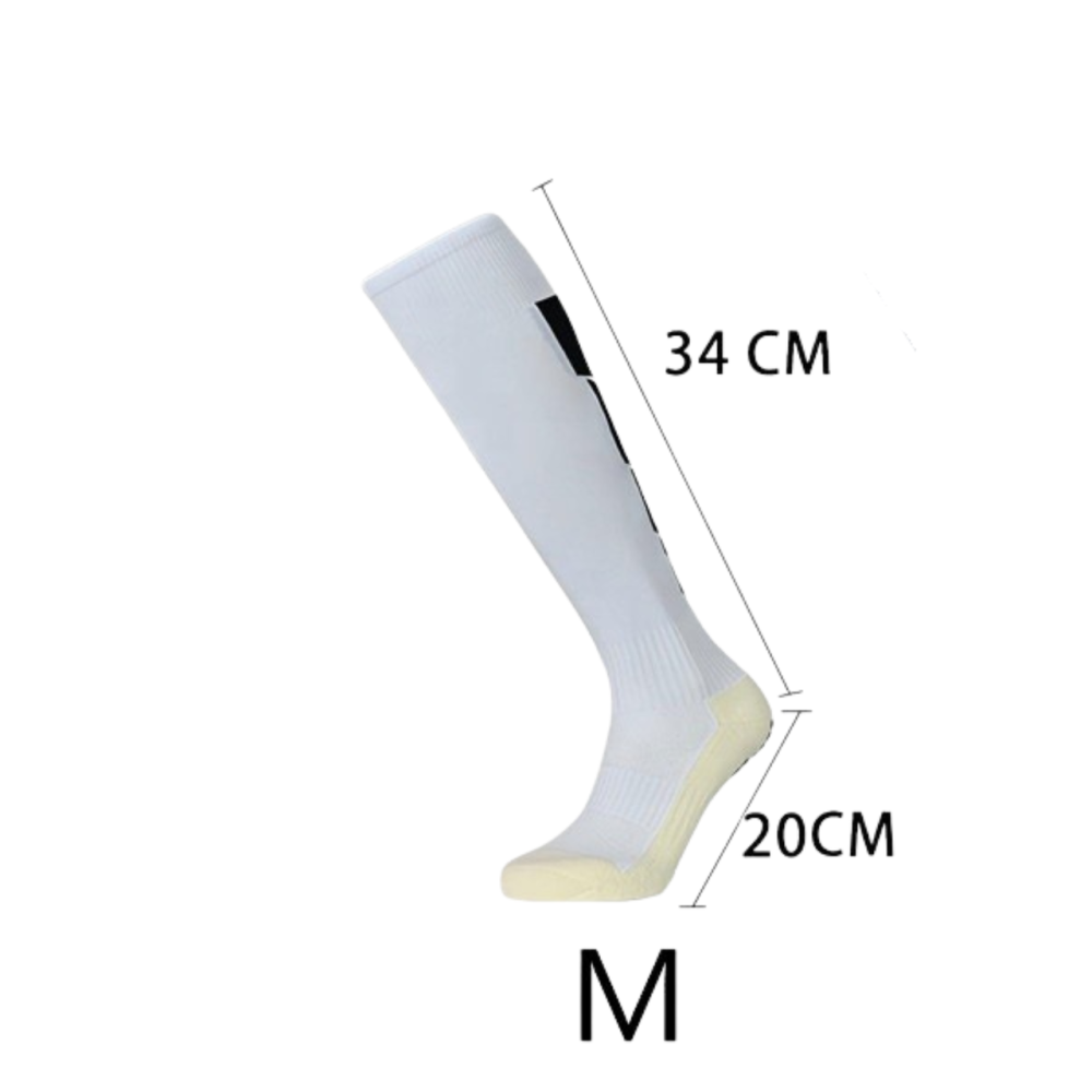 Гетры для футбола CZST-319 футбольные для игр и тренировок с антискользящим покрытием белые, размер M Каменец-Подольский - изображение 5