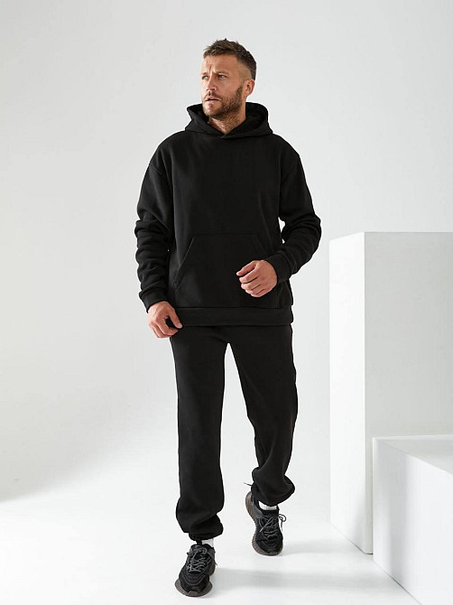 Чоловічий зимовий спортивний костюм на флісі Чорний 46/48 Харків - фото 5