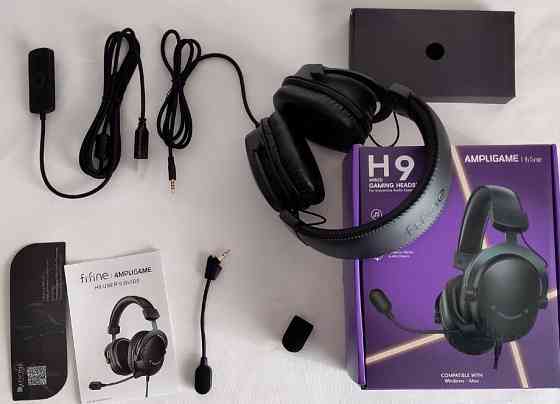 СРОЧНО! НОВІ Ігрові навушники Fifine H9 Black 7.1. Харків