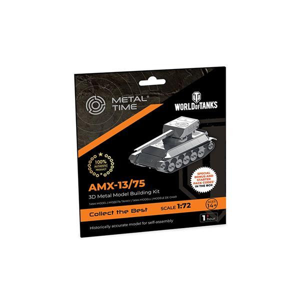 Колекційна модель-конструктор Metal Time World of Tanks танк AMX-13/75 (MT068) Харків - фото 11