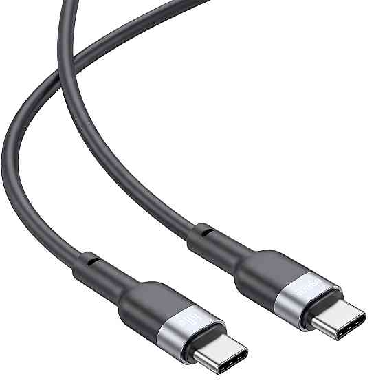 Кабель Brevia Type-C to Type-C 60W 1,2м, чорний box (52120BCCC1) Львів