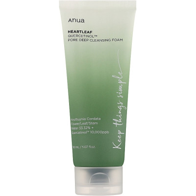 Пенка для умывания Anua Heartleaf Quercetinol Pore Deep Cleansing Foam 150 мл (8809640734427) Винница - изображение 1