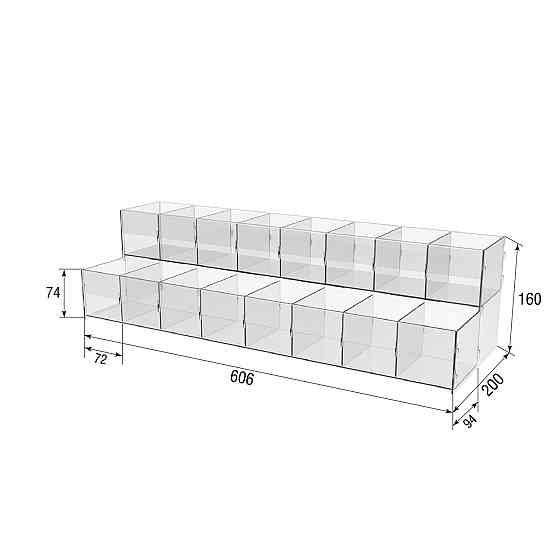 Подставка EKOSTAR для ручек и карандашей 16 ячеек Киев