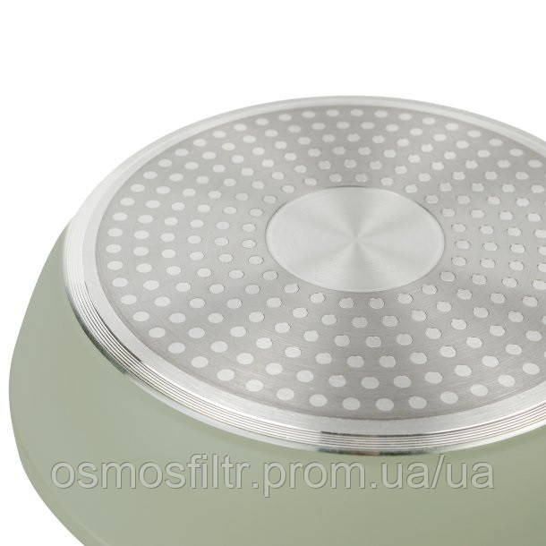 Сковорода Axentia Blackline Ø 20 см аллюминий ручка нерж антипригарное покрытие PTFE (135649) Киев - изображение 6