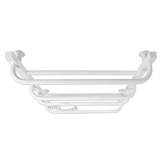 Електричний полотенцесушитель Laris Зебра Комфорт ЧК6 500Х600 Е білий колір Київ