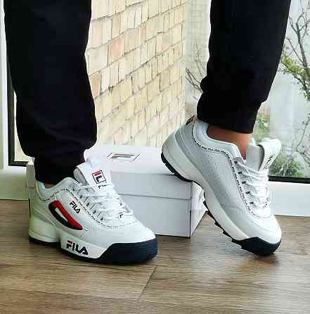 Кросівки FILA Disruptor Білі Жіночі Шкіряні Філа (розміри: 36,37,38,39,40) Відео Огляд Дніпро