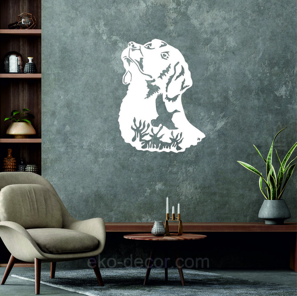 Декоративное настенное 3D Панно «Охота» Декор на стену с объемом 90*68 см, Белый Киев - изображение 7