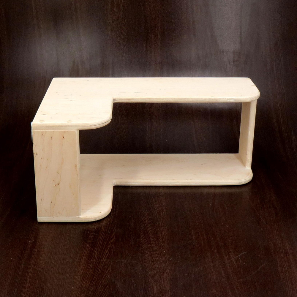 Угловая настенная полка 