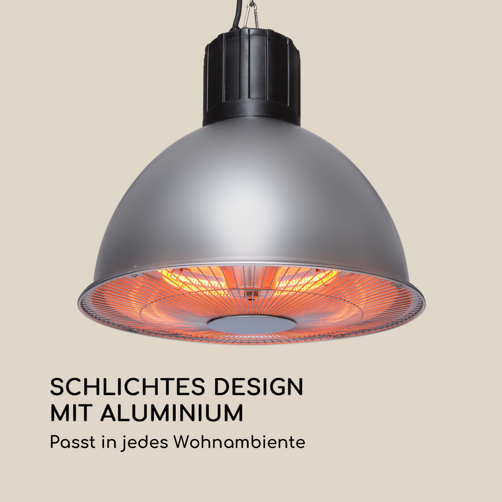 Інфрачервоний нагрівач Heatbell 2000 Вт, карбоновий нагрівальний елемент, алюміній (Німеччина, читати Рівне - фото 8