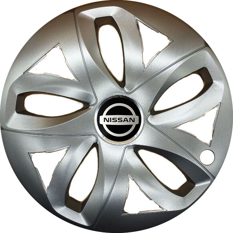 Автомобильные модельные колпаки R14 Nissan 229 4шт, SJS, серебряные Киев - изображение 1