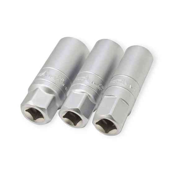 Головка свечная 3/8 14,16,18мм 3шт CrV Мукачево