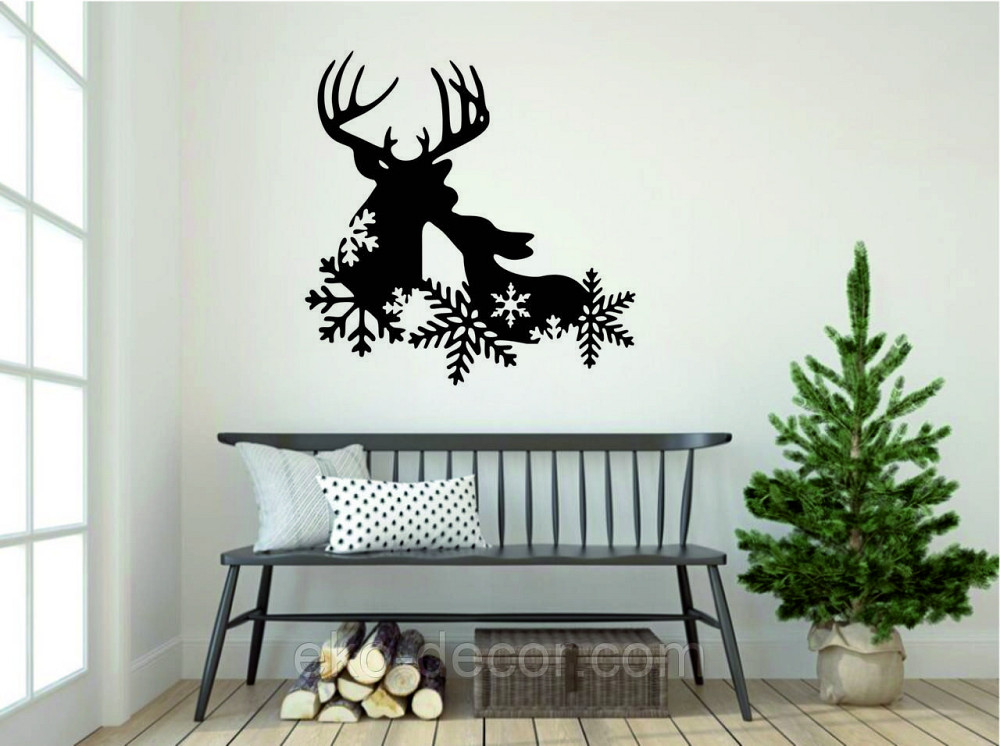 Декоративне настінне Панно «Олень», Декор на стену Київ - фото 1