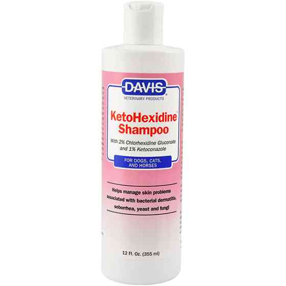 Davis KetoHexidine Shampoo ДЭВИС КЕТОГЕКСИДИН дерматокосметический шампунь с 2% хлоргексидином и 1% кетоконазолом для собак и котов с заболеваниями ко Киев