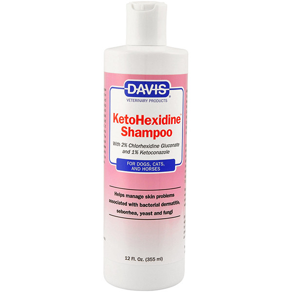 Davis KetoHexidine Shampoo ДЭВИС КЕТОГЕКСИДИН дерматокосметический шампунь с 2% хлоргексидином и 1% кетоконазолом для собак и котов с заболеваниями ко Киев - изображение 1