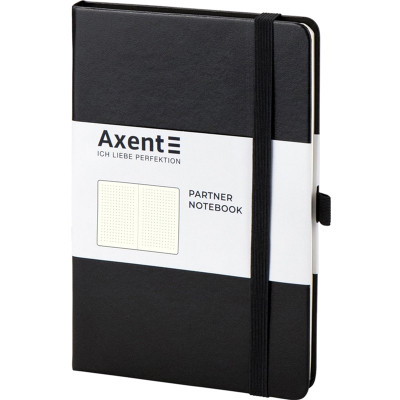 Книга записна Axent Partner, 125x195 мм, 96 аркушів, крапка, чорна (8306-01-A) Вінниця - фото 2