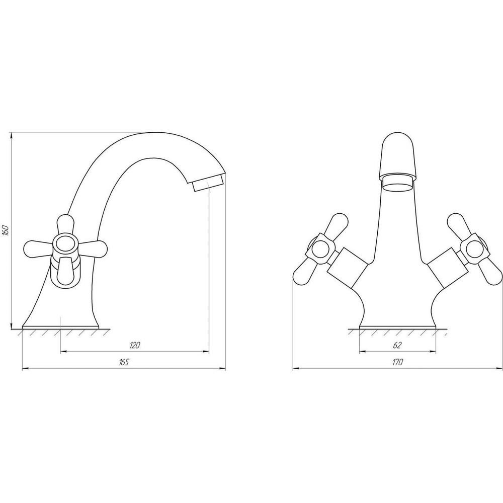 Змішувач для умивальника DOMINO DYM-029-SHARM (000014975) Київ - фото 4