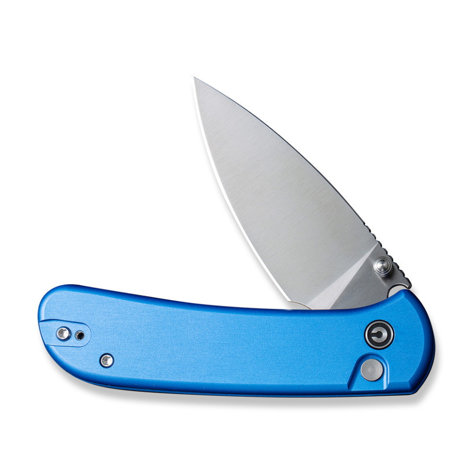 Нож складной Civvi Qubit Bright Blue Aluminum C22030E-3 Ровно - изображение 13