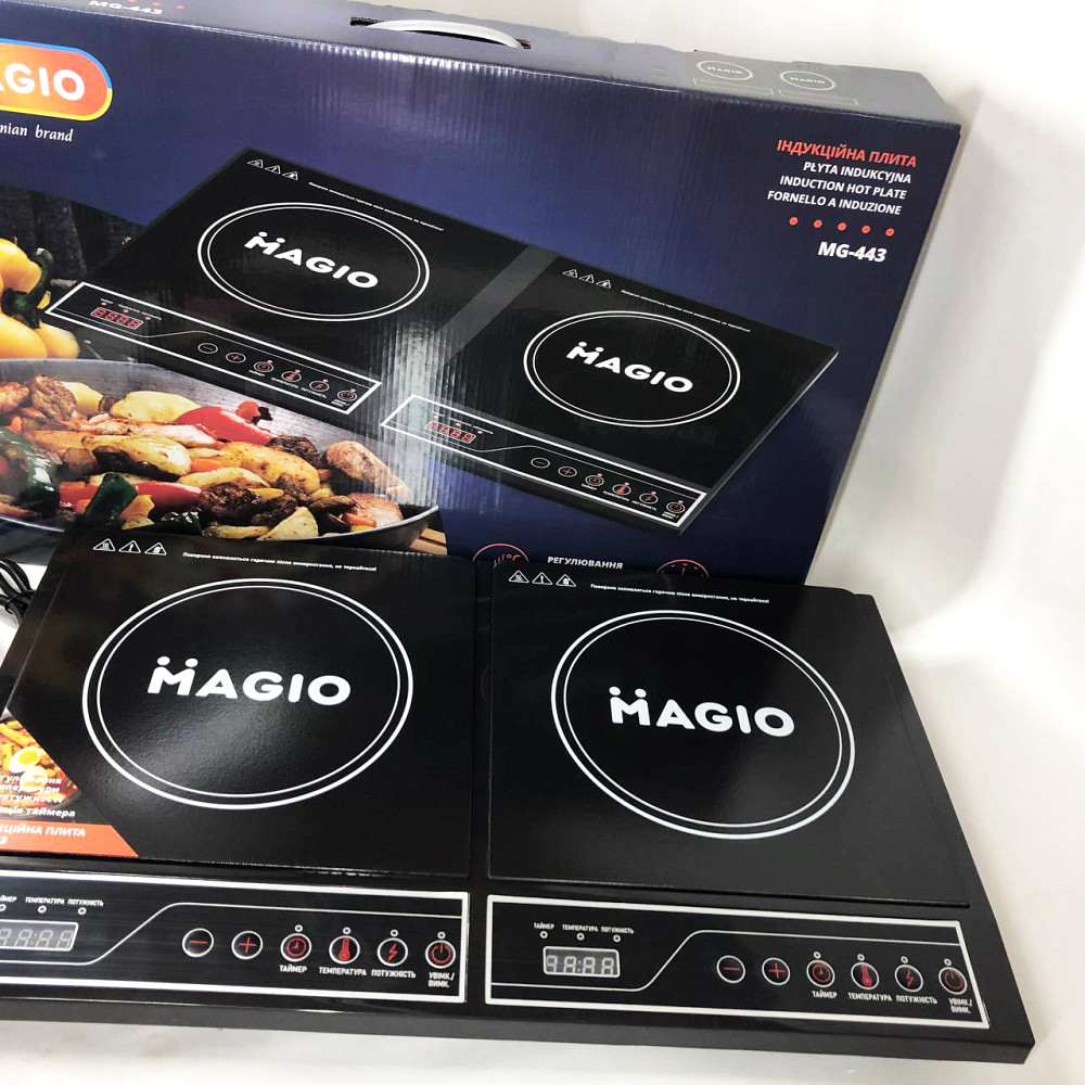 Електричні плити хорошої якості MAGIO MG-443, Маленька електроплита настільна, Домашня електрична плита AC-22 Івано-Франківськ - фото 7