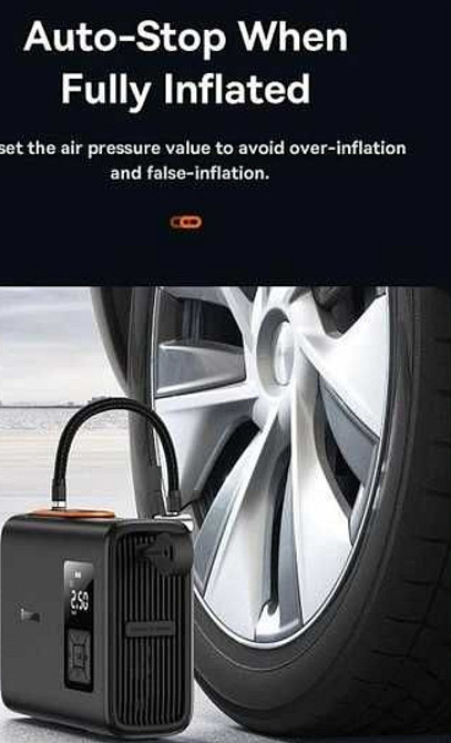 Автомобильный насос: Baseus Mega Energy/ Pump Series Dual Cylinder Wireless Киев - изображение 5