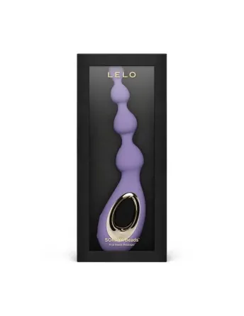 Анальные бусы с вибрацией LELO Soraya Beads Violet Dusk, разный диаметр бусин, 8 режимов Львов