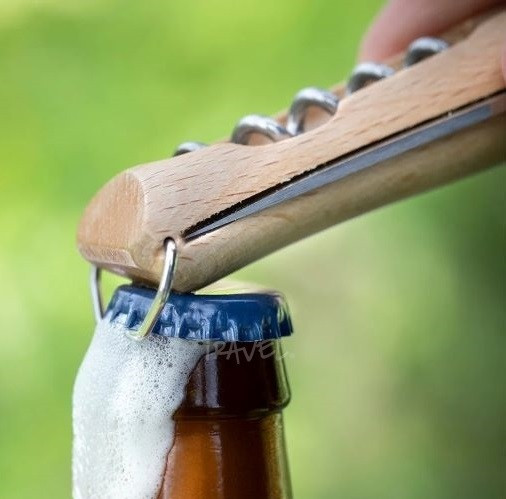 Кухонный Нож складной с штопором и открывалкой Opinel No.10 