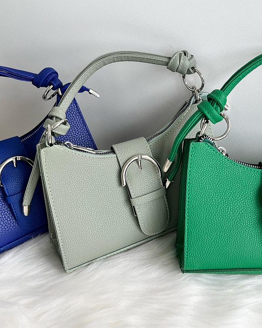 Стильная сумочка клатч багет женская молодежная яркая Турция Крохатушка одяг Киев - изображение 6