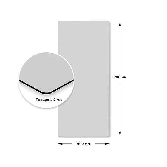 Зеркало акриловое самоклеющееся 400*900мм*2мм SW-00001596 Киев