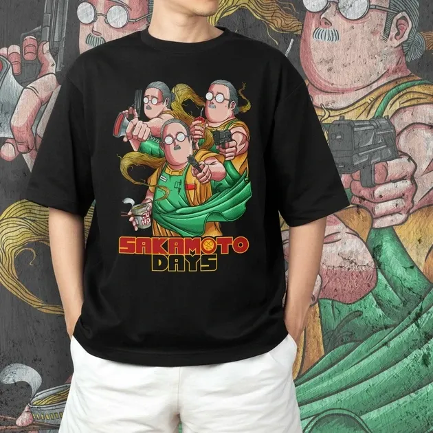 Футболка для подростка мальчика с принтом Дни Сакамото #4 Размер 160 Anime10920 Днепр - изображение 5