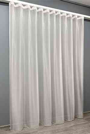 Тюль VR-Textil 001т Органза однотонна Бежевый 400х270 см (42-0491) Киев