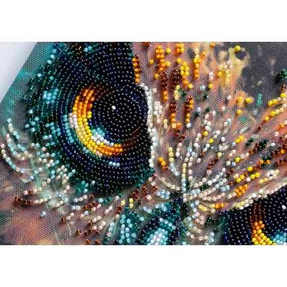 Набір-міді для вишивання бісером "Безстрашний" AMB-107 на натуральному полотні Вінниця