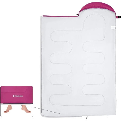 Спальный мешок KingCamp Oasis 250 Rosered (KS3121_ROSERED_L_01) Винница - изображение 2