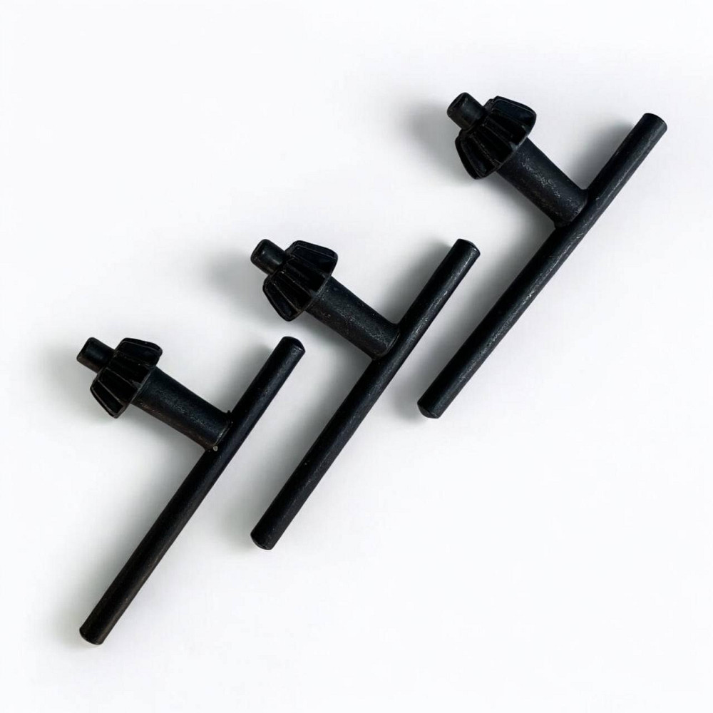 Ключ до сверлильного патрона Ф16 мм — металевий Т-подібний ключ для затиску та розтиску патрона дриля Харків - фото 6