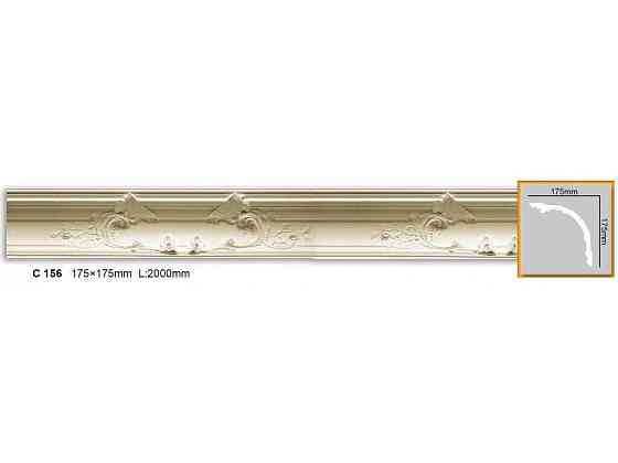 Карниз полиуретановый с орнаментом Gaudi Decor C 156 Днепр