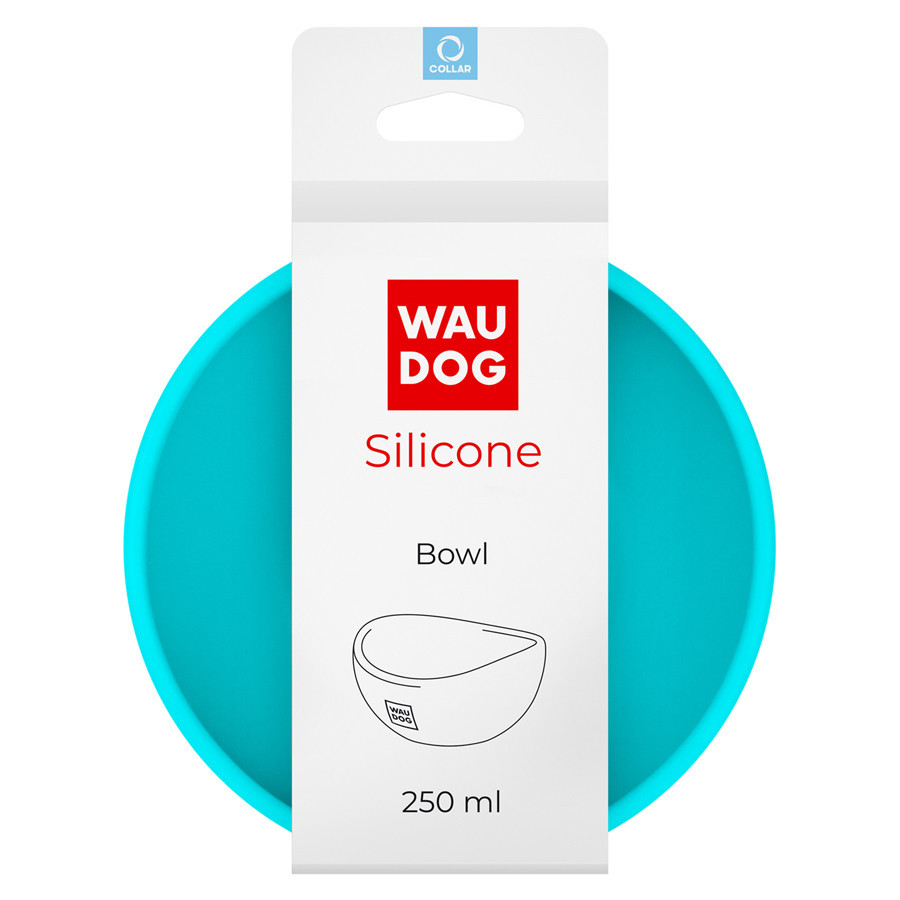 Миска WAUDOG Silicone, 250 мл блакитний Київ - фото 2
