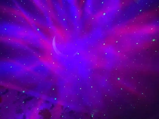 Astronaut Проектор галактики лазерный Астронавт-космонавт, звездное небо на потолке с пультом Белый Коломыя