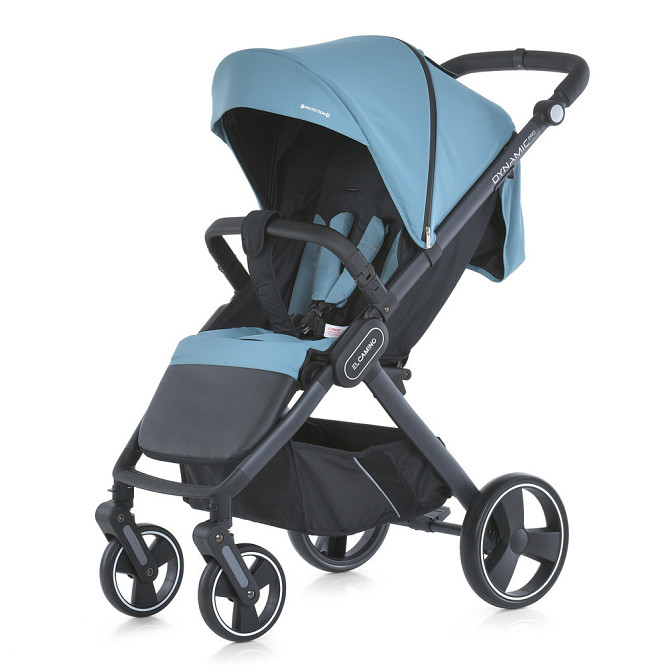 Коляска дитяча EL CAMINO DYNAMIC PRO Arctic прогулянкова з чохлом та дощовиком М'ятна (ME 1053-3) Чернігів - фото 1