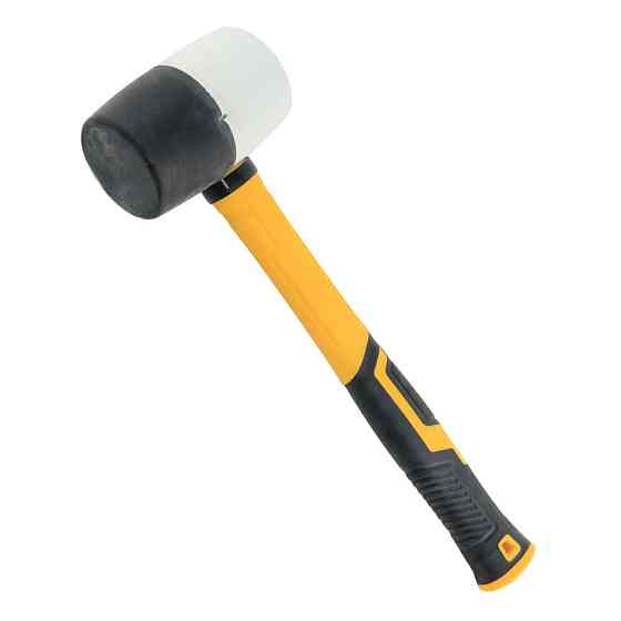 Sigma Киянка резиновая чёрно-белая 450г фиберглассовая рукоятка SIGMA (4317241) Коломыя