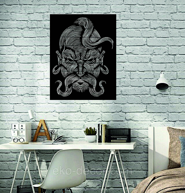 Декоративное настенное Панно «Козак» Декор на стену Киев - изображение 4