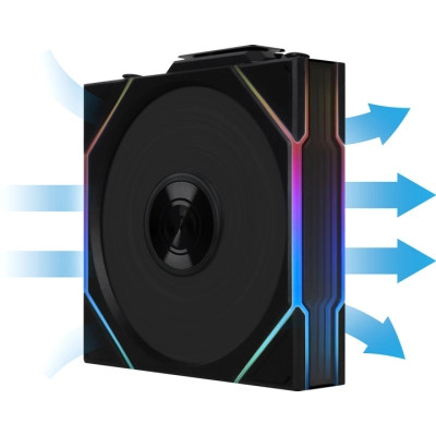 Кулер до корпусу Lian Li Uni Fan TL WIRELESS 120-1, Black (G99.12TL1W1B.00) Вінниця - фото 8