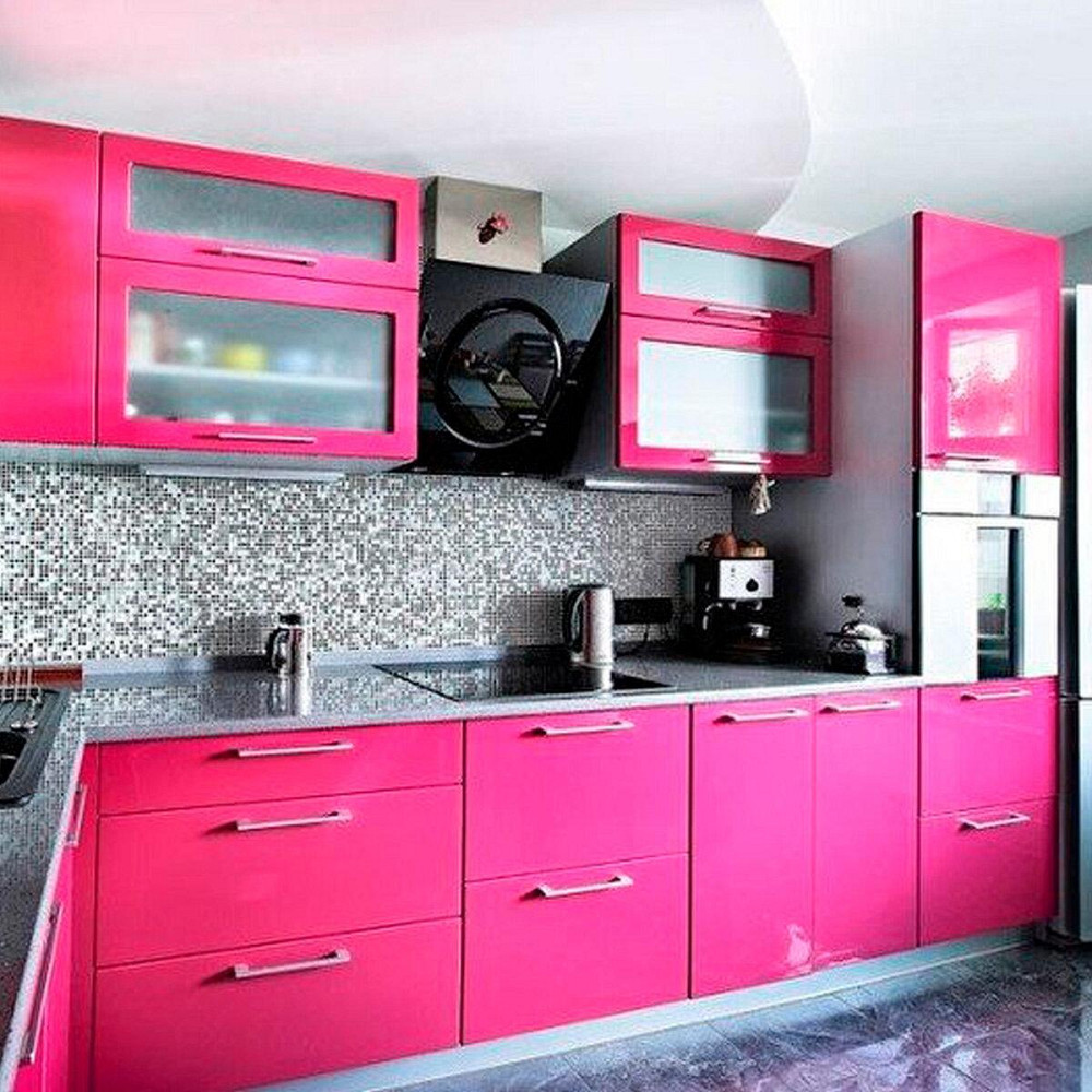 Самоклеюча плівка 0,45х10м х 0,07мм Рожева SW-00000824 Київ - фото 5