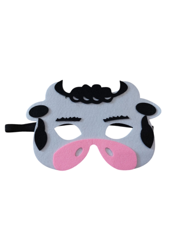 Детская маска Корова one size разноцветный Киев